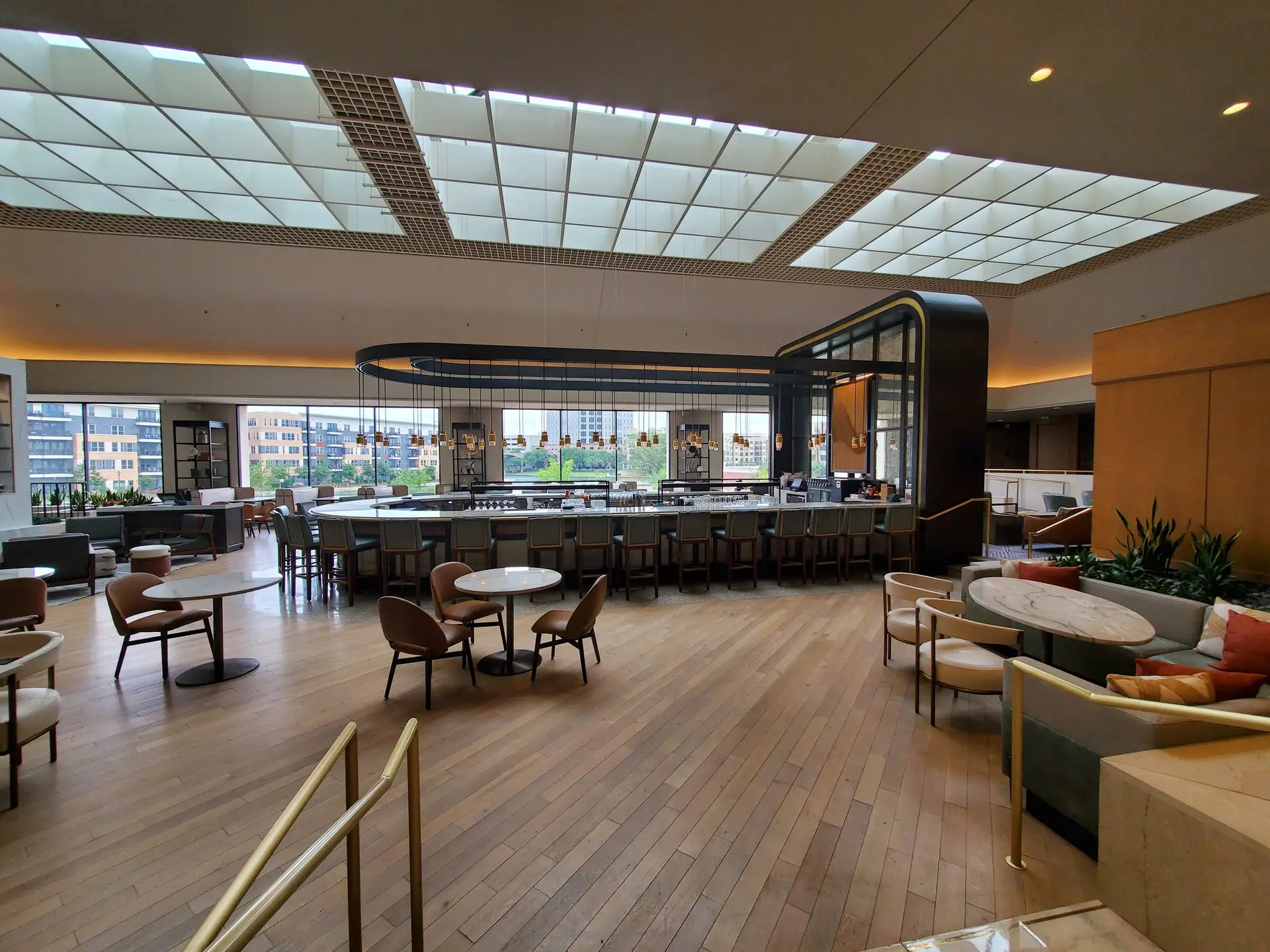 Luxury lobby lounge
